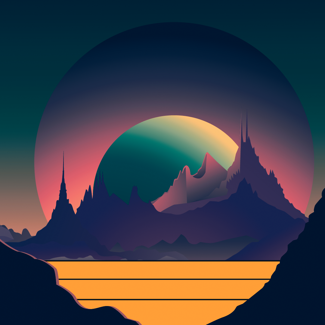 Sun and Moon sundown still